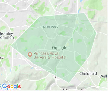 Orpington Garden Services Google Map