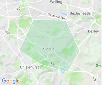 Gardener Sidcup, serving area Google Map